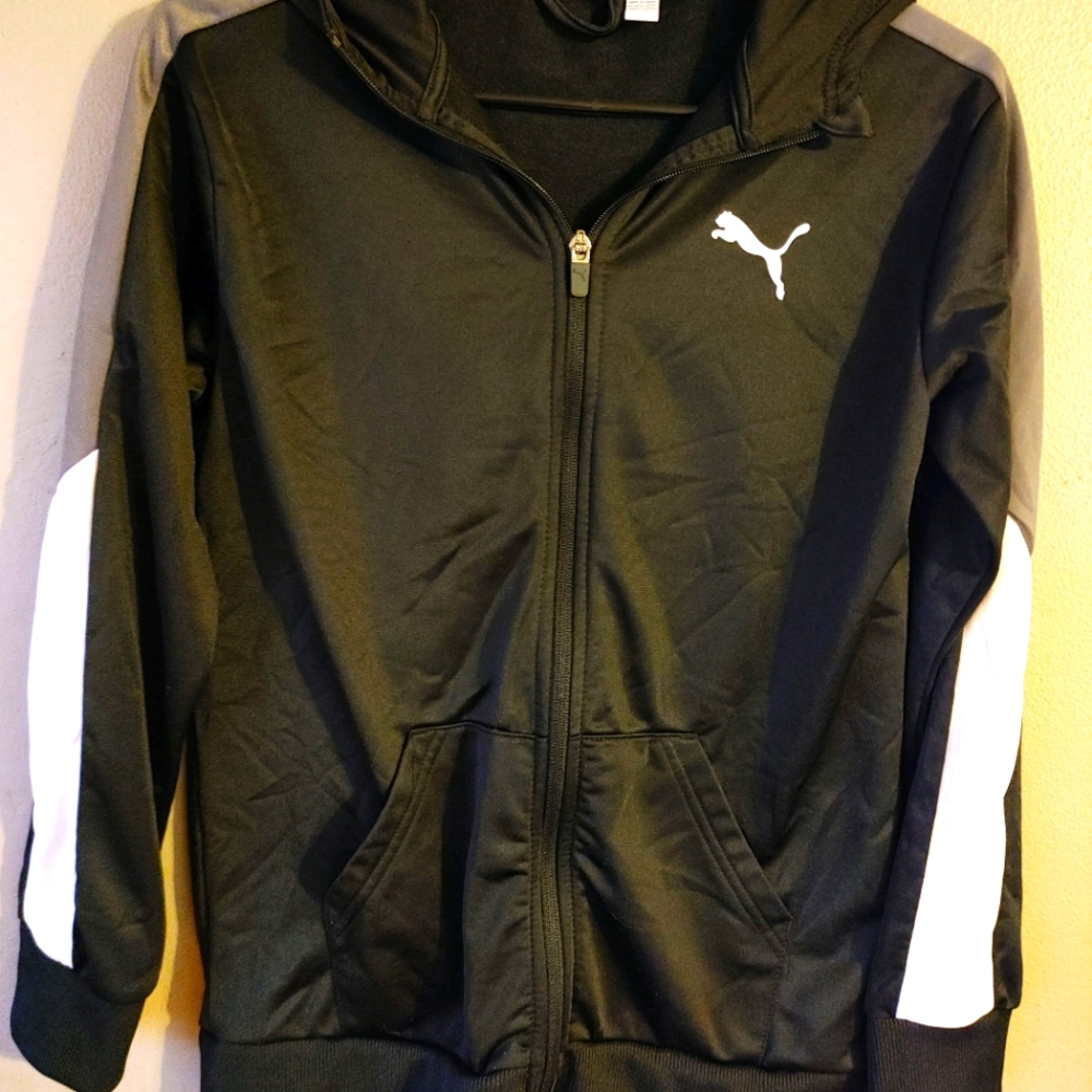 Puma zip up hoodie youth XL
